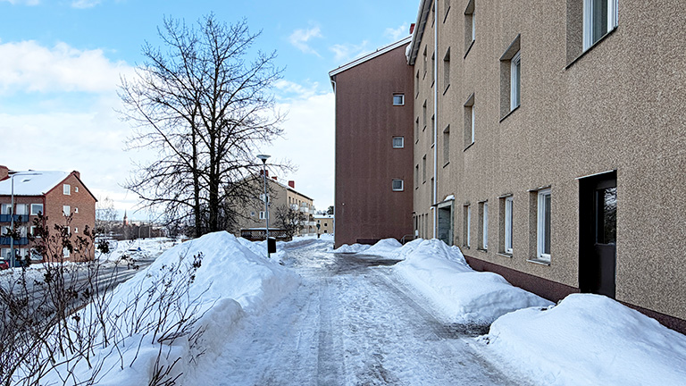 Exteriörbild Lokal Sallyhillsvägen 35. Foto.