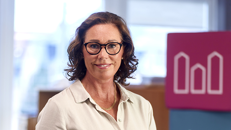 Nina Staaf, hållbarhetsstrateg på Mitthem.