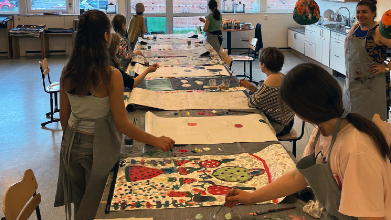 Nacksta kultur målarskola.